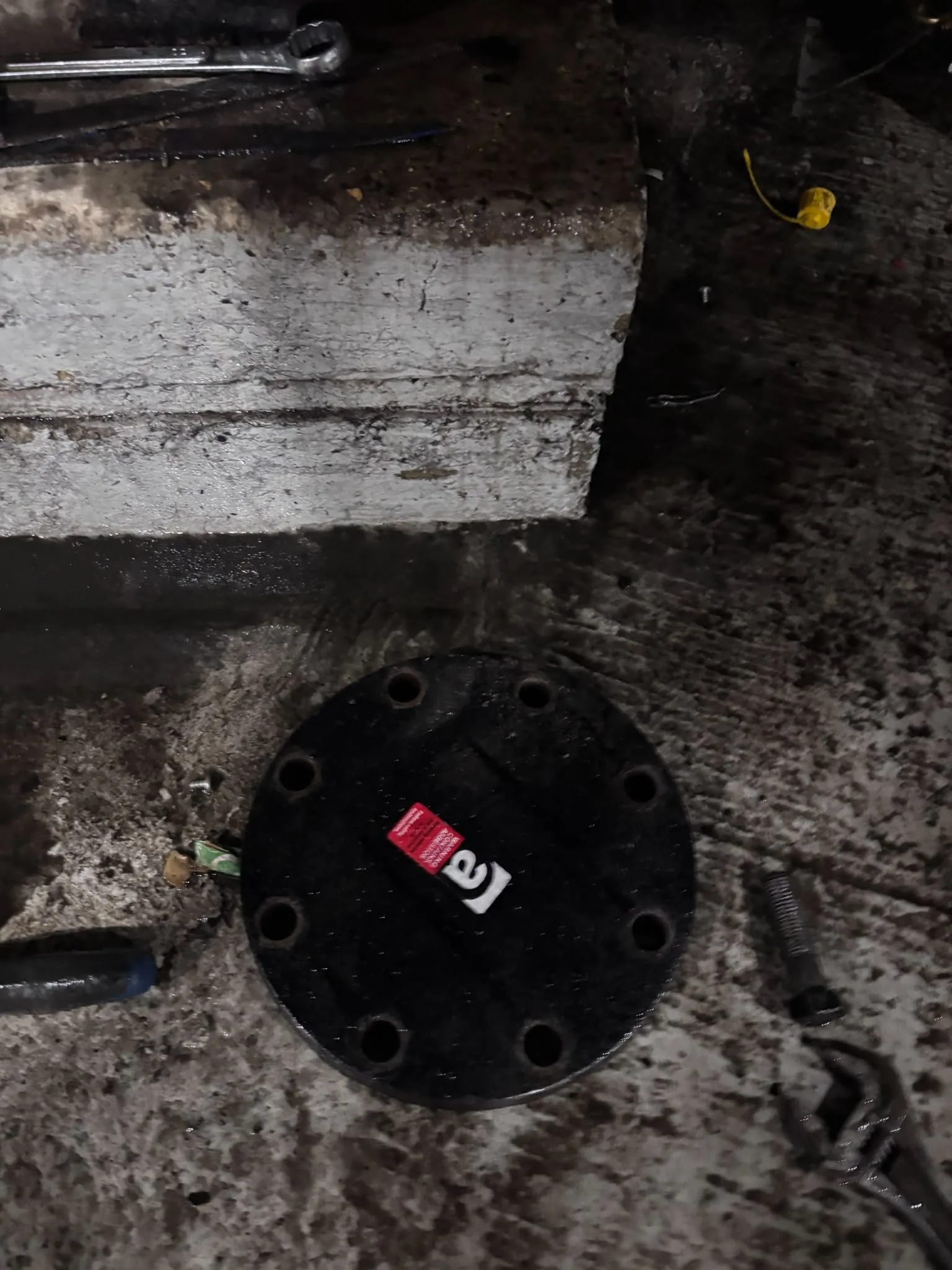 Artex scraping from a concrete ceiling during Kentish Town refurbishment